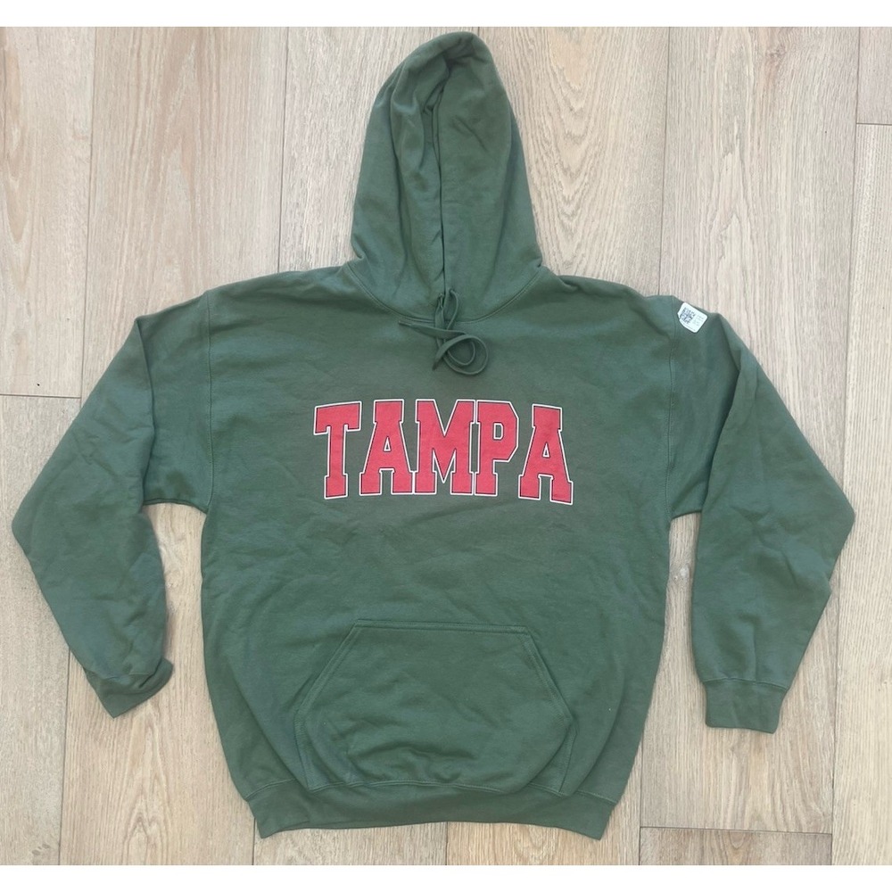 Sage Green‎ Tampa Soft Style Weight Hoodie Men's Size Large New